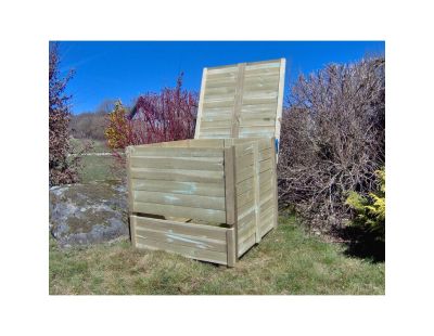 Composteur de jardin 900 litres (Douglas du Morvan)