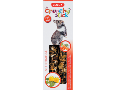 Crunchy sticks pour lapins saveur carottes et pissenlit