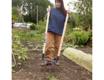 Eco'biofourche 3 dents avec manche en bois