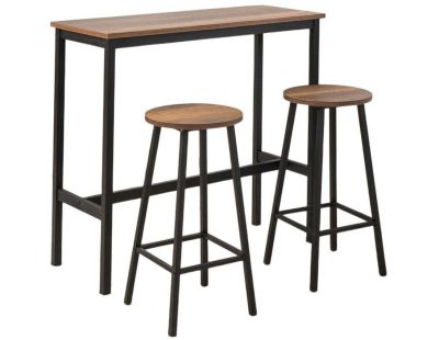 Ensemble Table haute et 2 tabourets Mola (Black)