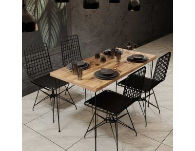 Ensemble table et 4 chaises Pure