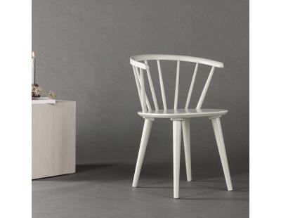 Fauteuil en bois Bobby (Gris clair)