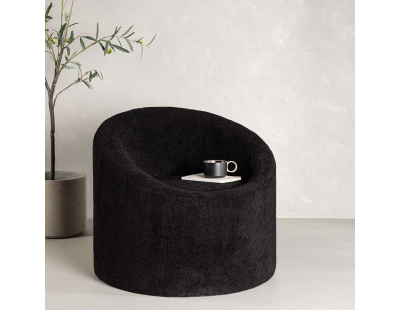 Fauteuil en bouclette Warren