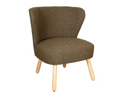 Fauteuil en bouclette coloré (Vert  Vert  Vert )