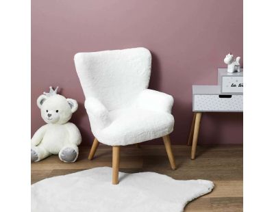 Fauteuil enfant imitation fourrure Helsinki