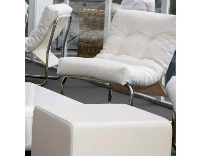 Fauteuil lounge Boudoir (Blanc)