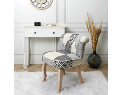 Fauteuil patchwork Eleonor