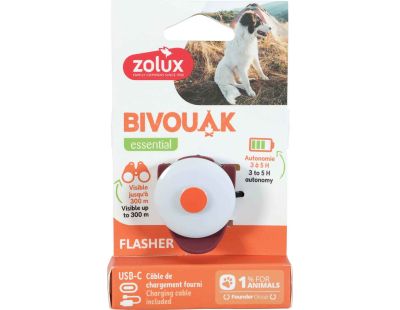 Flasher lumineux USB Bivouak (Rouge)