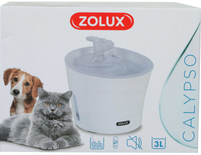 Fontaine à eau pour chiens et chats Calypso 3 litres (Gris)