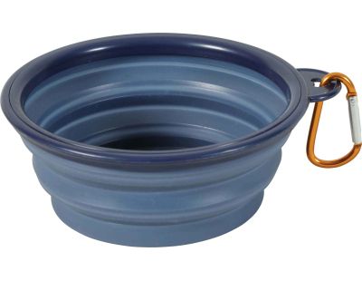 Gamelle souple en silicone bleu Bivouak (650 ml)