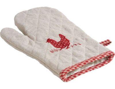 Gant de cuisine motif poule (Lot de 2)