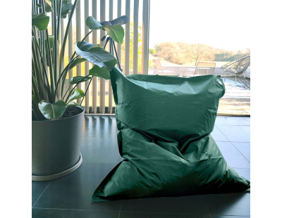 Grand coussin uni Maxi XL (Vert emeraude)