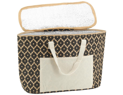 Sac lunch isotherme en jute (Diamant 46x15x32)