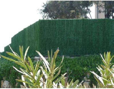 Haie artificielle 126 brins vert thuyas en rouleau Supra (Lot de 6) (1.5 x 3 m)