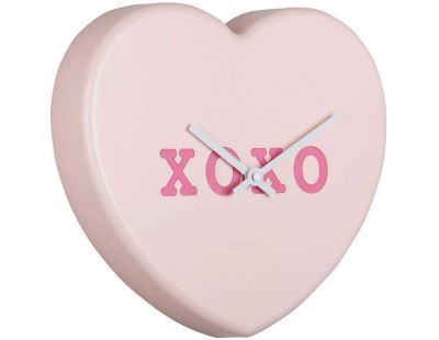 Horloge à message Heart Candy (Rose pâle)