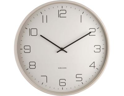 Horloge en métal Lofty 40 cm (Gris)