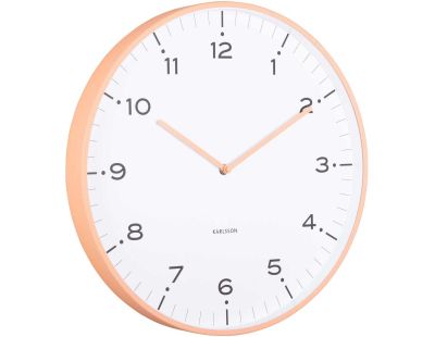 Horloge murale 40 cm Circus Rings (Orange)