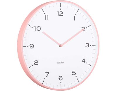 Horloge murale 40 cm Circus Rings (Rose)