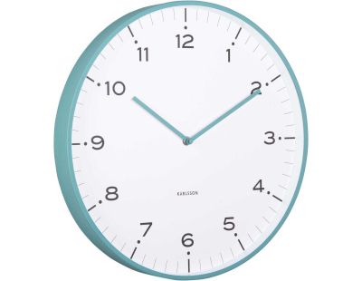 Horloge murale 40 cm Circus Rings (Turquoise)