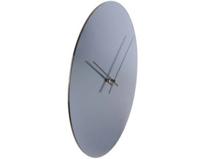 Horloge murale miroir fumé 29.5 cm (Gris)