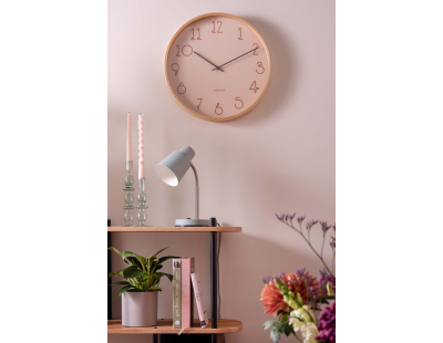 Horloge ronde en MDF Sencillo 40 cm (Sable)