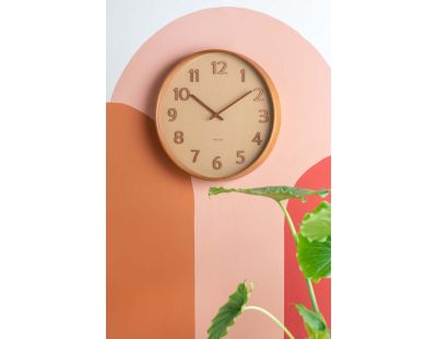 Horloge ronde en bois Pure grain (40 cm)