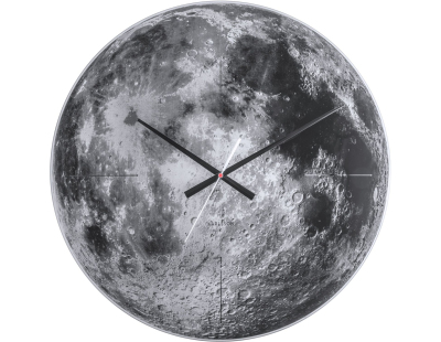 Horloge en verre Lune 60 cm