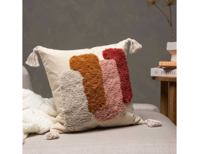 Housse de coussin en polycoton Joline (45x45 cm)