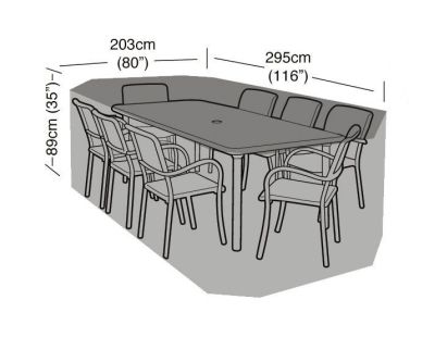 Housse de protection salon de jardin 8 places