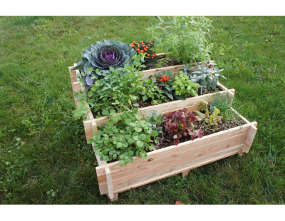 Potager escalier à légumes en mélèze