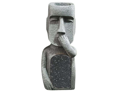 Jardinière Moai en polyrésine (Ne parle pas)