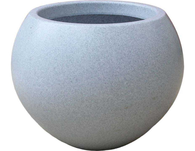 Jardinière ronde en polyéthylène granit Swing (49 x 39 cm)