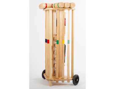 Jeu de croquet professionnel avec chariot