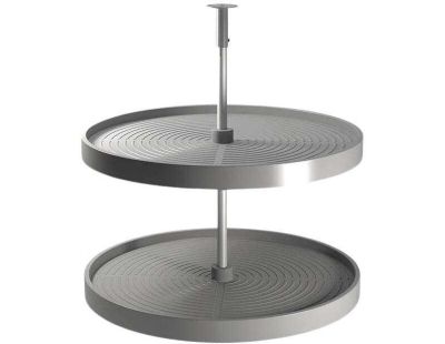 Jeu de plateaux circulaires pour meuble de cuisine Shelvo (Gris)