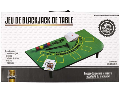 Jeu de table mini blackjack