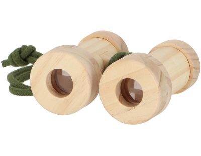 Jumelles pour enfants en bois de pin