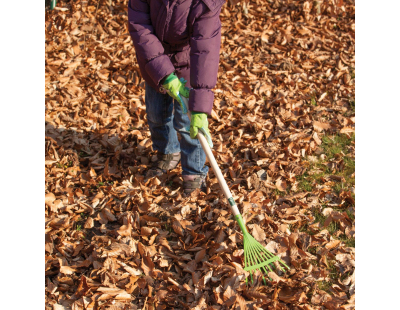 Kit petit jardinier accessoires pour enfant en métal (Gants + grands outils)