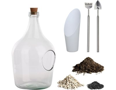 Kit terrarium végétal à faire soi-même DIY (3 litres)