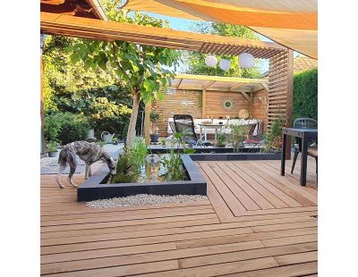 Lame de terrasse lisse en pin sylvestre Premium (300 x 12 x 2.8 cm)