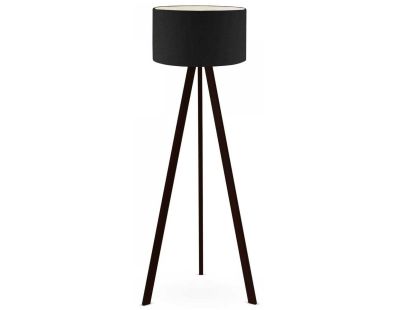 Lampadaire en MDF et PVC Floor (Noir)