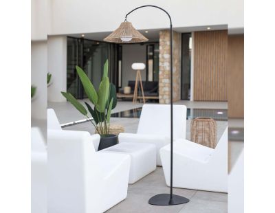 Lampadaire de jardin sur batterie Niza 165 cm