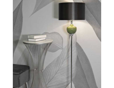 Lampadaire en verre et métal Eva 40 x 160 cm