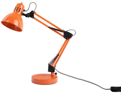 Lampe de bureau en métal Funky Hobby (Orange)