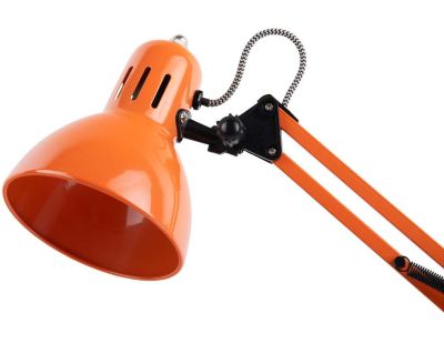 Lampe de bureau en métal Funky Hobby (Orange)