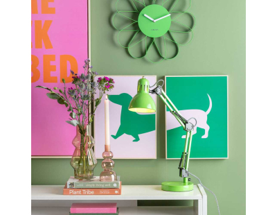 Lampe de bureau en métal Funky Hobby (Vert)