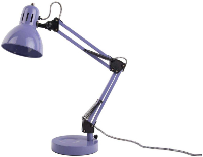 Lampe de bureau en métal Funky Hobby (Violet)