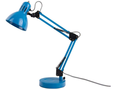 Lampe de bureau en métal Funky Hobby (Bleu)