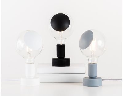 Lampe design à poser en silicone Tavolotto (Blanc)