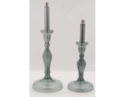 Lampe à huile en verre  smoké Candle (14 x 38.5 cm)