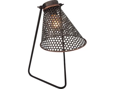 Lampe industrielle en fer 22 x 47 cm